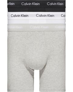 Calvin Klein Ondergoed 3Pack Boxer Cotton Stretch Zwart Wit Mix