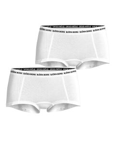 Bjorn Borg Dames Minishorts 2Pack CORE LOGO Wit MP003