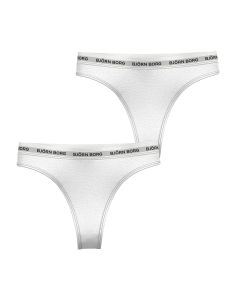 Bjorn Borg Dames String 2Pack CORE LOGO Wit MP003