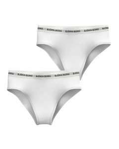 Bjorn Borg Dames Minishorts 2Pack CORE LOGO Wit MP003