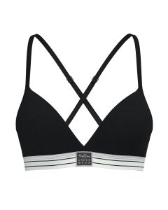 Bjorn Borg Dames Triangle BH 1Pack CORE ORIGINAL Zwart BK001