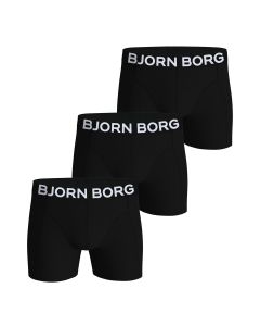 Bjorn Borg Heren Boxershorts Cotton Stretch 3pack Zwart