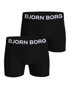Bjorn Borg Heren Boxershorts Cotton Stretch 2pack Zwart