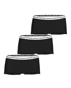 Bjorn Borg Meisjes Mini Shorts Cotton Stretch 3pack Zwart