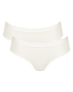 Sloggi Dames GO Casual Hipster Ivoor 2pack