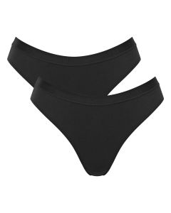 Sloggi Dames GO Casual High Leg Zwart 2pack