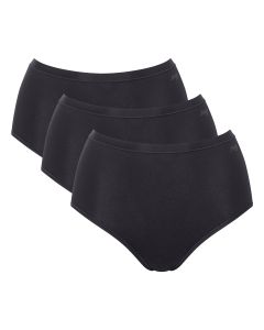 Sloggi GO Daily Cotton Highwaist 3Pack Zwart