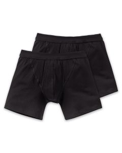 SCHIESSER Boxershort AUTHENTIC met gulp 2Pack Zwart
