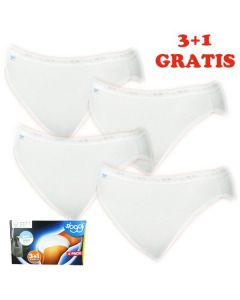 Sloggi Basic tai Slip 4 pack wit 3+1 gratis