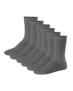Gino Santi Relax Cotton Sokken Grijs 3+3 6Pack