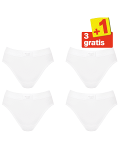 Sloggi Double Comfort Tai 4 pack Wit 3+1 Gratis