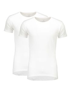 Suaque Long TShirt Round Neck 2Pack Wit