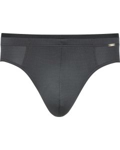 MEY Heren Houndstooth Slip Jazz-Pants Highleg Brief Zwart 62219
