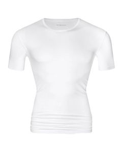 MEY Heren T-Shirt Crew Neck Wit Dry Cotton 46002