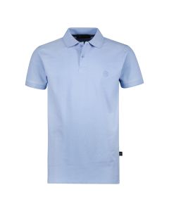 Gino Santi Heren Polo Pique Blue