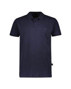 Gino Santi Heren Polo Pique Navy