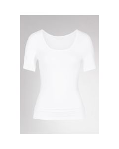 MEY Dames Shirt korte mouw wit SERIE ORGANIC 26815