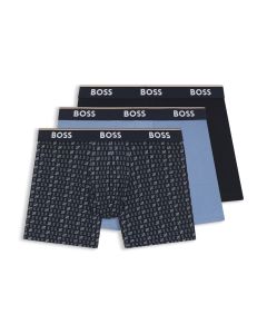 Hugo Boss Heren Boxershort 3Pack Power Blauw