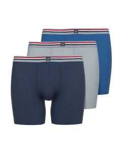Bugatti Heren Long Pants Flexcity 3Pack Blue Mix