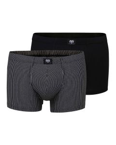 CeCeBa Heren Pants Spirit Modal 2pack Zwart Grijs