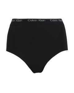 Calvin Klein Dames Shapewear Icon Cotton Seamless Tailleslip 1Pack Zwart