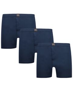 Gino Santi Klassieke boxer 3-pack Navy