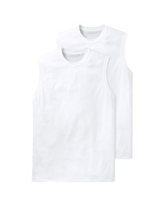 SCHIESSER Heren Sleeveless Shirt Essentials 2Pack Wit