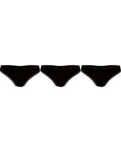 Tommy Hilfiger Women 3Pack Strings Black