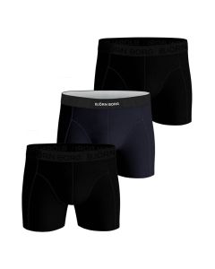 Bjorn Borg Boxershorts 3Pack Sammy Shorts BB SOLIDS Black Beauty