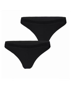 Bjorn Borg Dames String 2Pack CORE Zwart 10000162-MP001