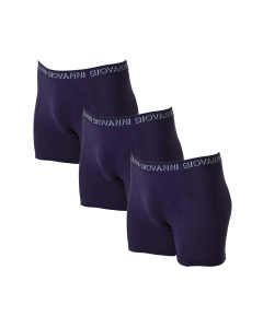 Giovanni Boxershorts Blauw 3pak Heren Ondergoed