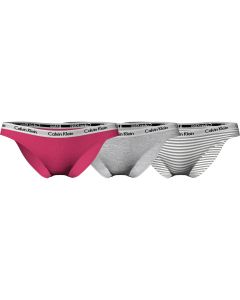 Calvin Klein Dames Bikini 3Pack Roze Grijs 658