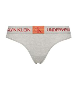 Calvin Klein dames Monogram string grijs