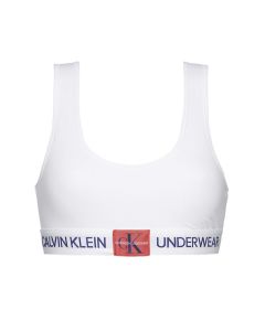Calvin Klein dames unlined bralette wit