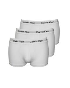 Calvin Klein Ondergoed White 3 pak low rise trunk