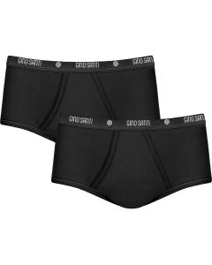 Gino Santi Heren Classic Maxi slip 2pack Zwart