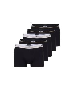 Hugo Boss Trunk Boxershorts Essential 5Pack Zwart