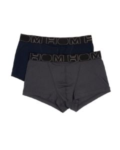 HOM H01 Boxer Brief Navy Grey 2Pack Boxerlines