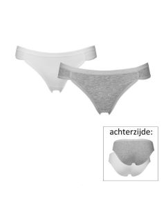 Puma Daily bikini 2 pack white grey melange