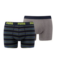 Puma heren 2pack Rugby Stripe Blue Lime