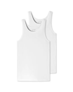 Schiesser Singlet Hemd 95/5 Organic Wit 2Pack