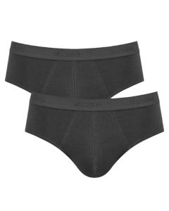 Sloggi Men 24/7 2Pack Midi Zwart