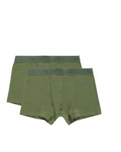 Ten Cate Jongens Boxershort 2Pack Cotton Stretch Light Army Green