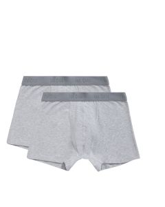 Ten Cate Jongens Boxershort 2Pack Cotton Stretch Light Grey Melee
