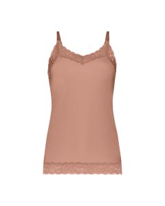 Ten Cate Secrets Spaghetti Top Lace Pink Nut