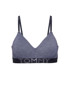 Tommy Hilfiger dames padded super soft bralette blauw