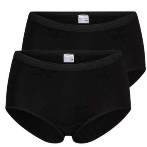 Beeren Dames slip Midi Comfort Feeling 2Pack Zwart