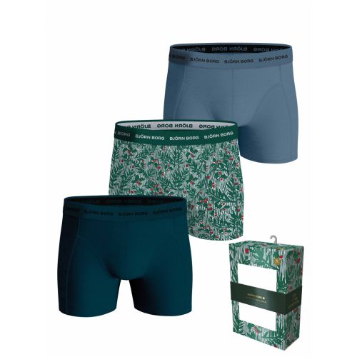 Bjorn Borg Heren Boxershorts 3Pack Cotton Stretch Holidays MP002