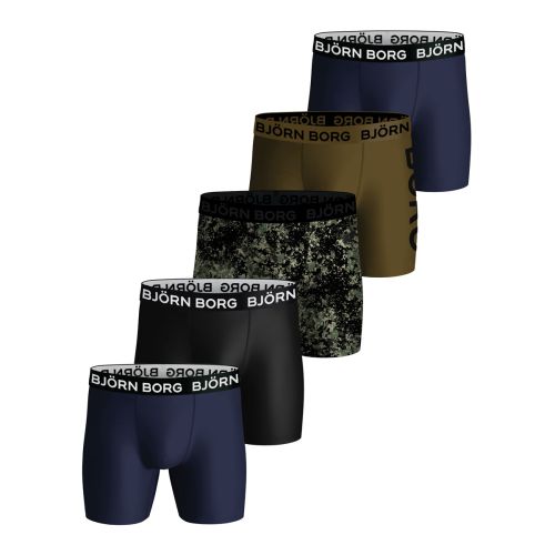 Bjorn Borg Heren Boxershort 5Pack Performance Cameo MP001