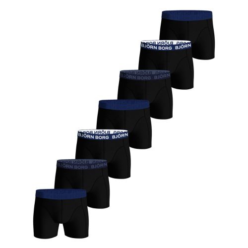 Bjorn Borg Heren Boxershort 7Pack Cotton Stretch Blue Black MP001